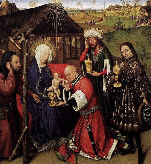 DARET, Jacques Altarpiece of the Virgin Sweden oil painting art